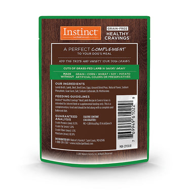 Instinct® Healthy Cravings All Life Stage Dog Food Topper - Natural, Grain Free, Lamb